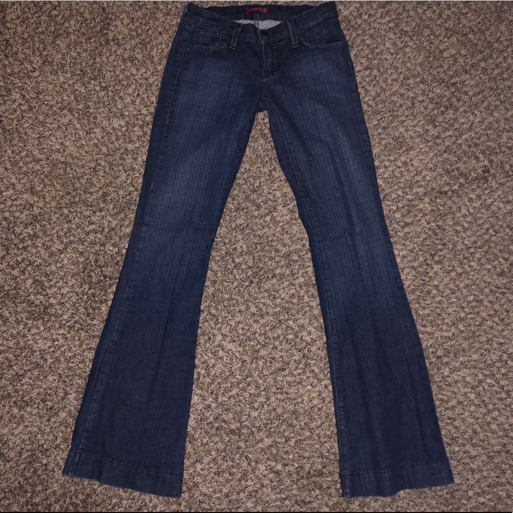 Flared Dark Wash Jeans